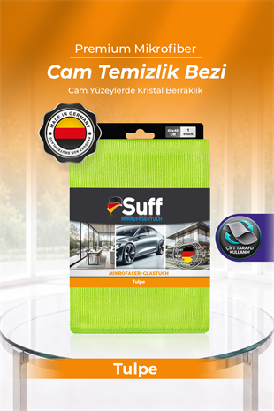 Suff Tulpe Cam Temizleme Bezi 40x40