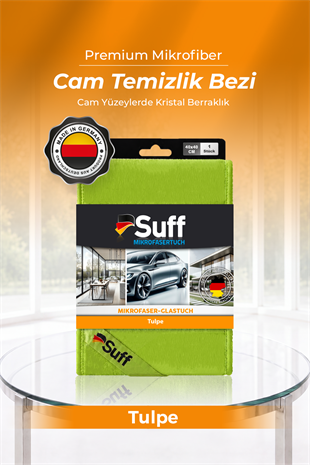 Suff Tulpe Cam Temizleme Bezi 40x40