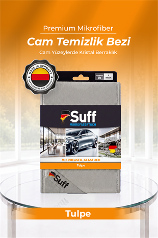 Suff Tulpe Cam Temizleme Bezi 40x40