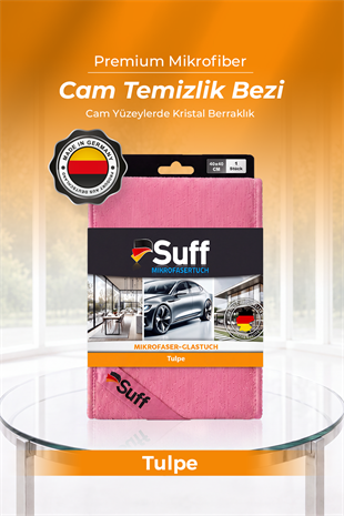 Suff Tulpe Cam Temizleme Bezi 40x40