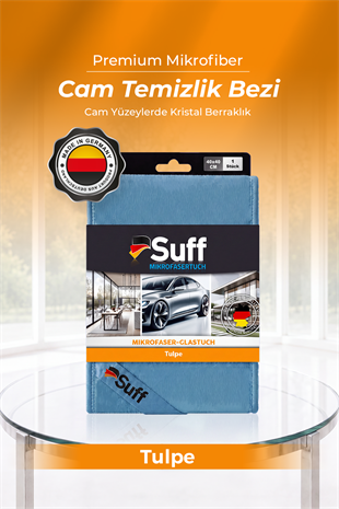 Suff Tulpe Cam Temizleme Bezi 40x40