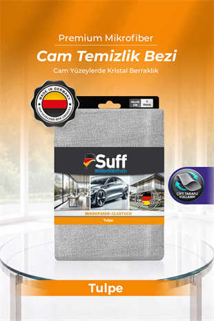 Suff Tulpe Cam Temizleme Bezi 40x40