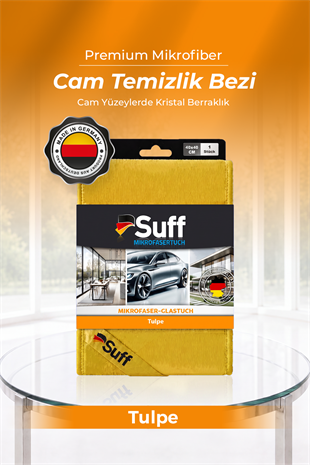 Suff Tulpe Cam Temizleme Bezi 40x40