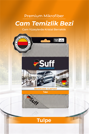 Suff Tulpe Cam Temizleme Bezi 70x50