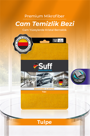 Suff Tulpe Cam Temizleme Bezi 70x50
