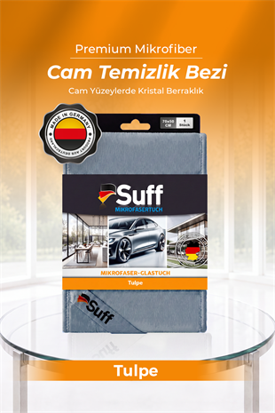 Suff Tulpe Cam Temizleme Bezi 70x50