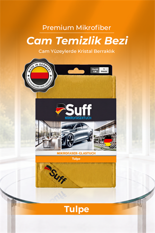 Suff Tulpe Cam Temizleme Bezi 70x50