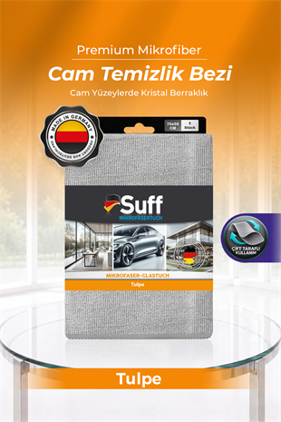 Suff Tulpe Cam Temizleme Bezi 70x50