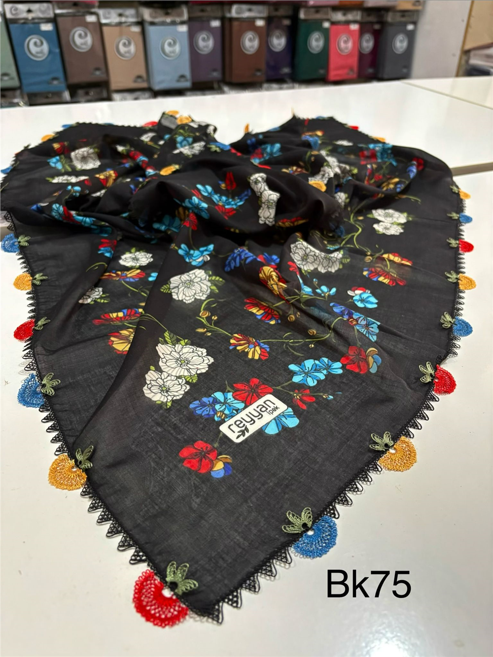İğne Oyalı Yazma Bk75