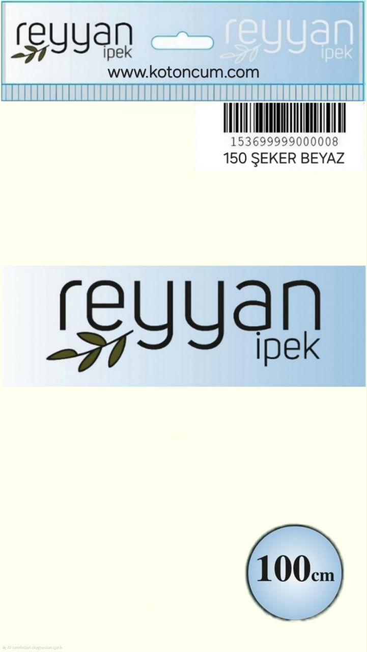Reyyan İpek Düz yazma ŞEKER BEYAZ