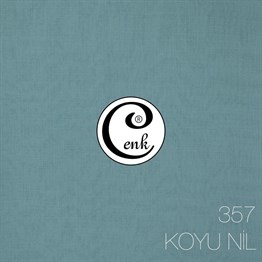CENK DÜZ RENK YAZMA (357-KOYU NİL)