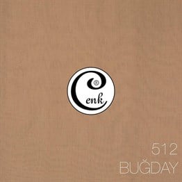 CENK DÜZ RENK YAZMA (512-BUĞDAY)