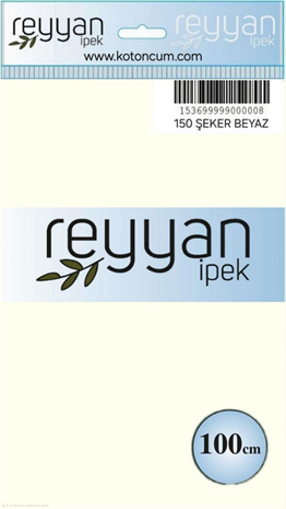 Reyyan İpek Düz yazma ŞEKER BEYAZ