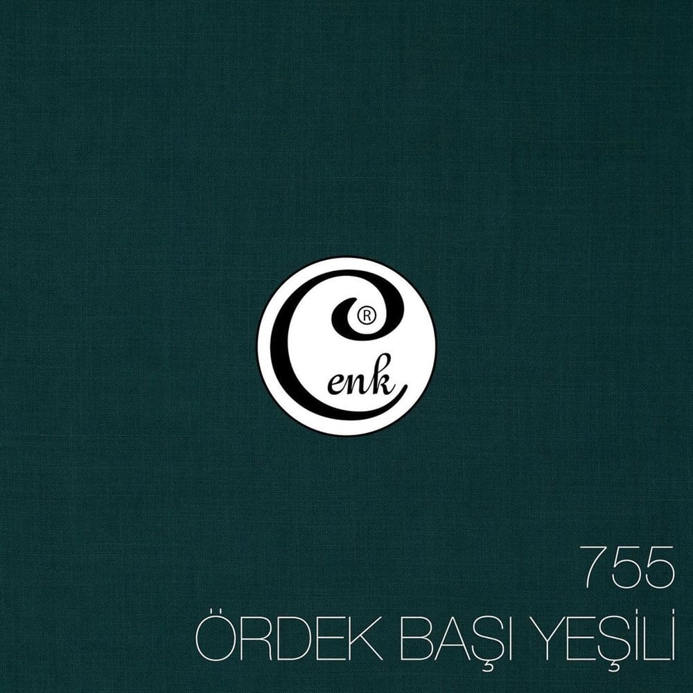 CENK DÜZ RENK YAZMA (755-ÖRDEK BAŞI YEŞİLİ)