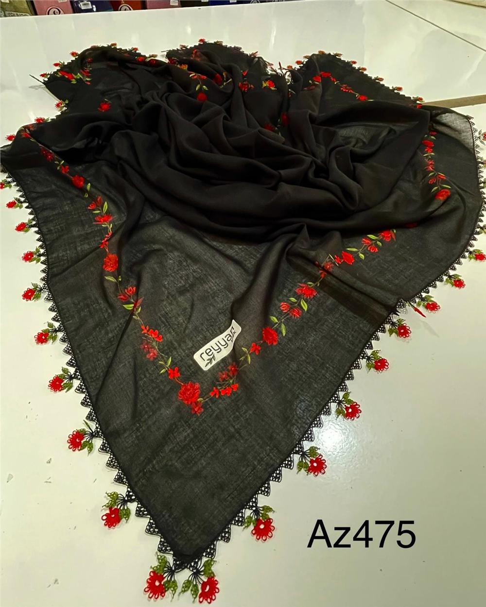 İğne Oyalı Yazma Az475