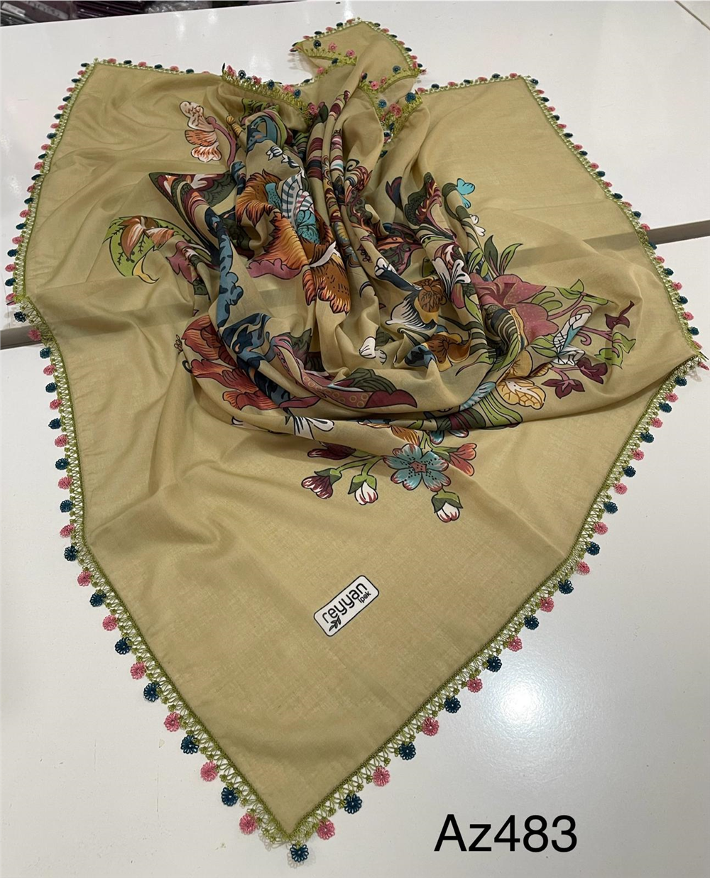 İğne Oyalı Yazma Az483