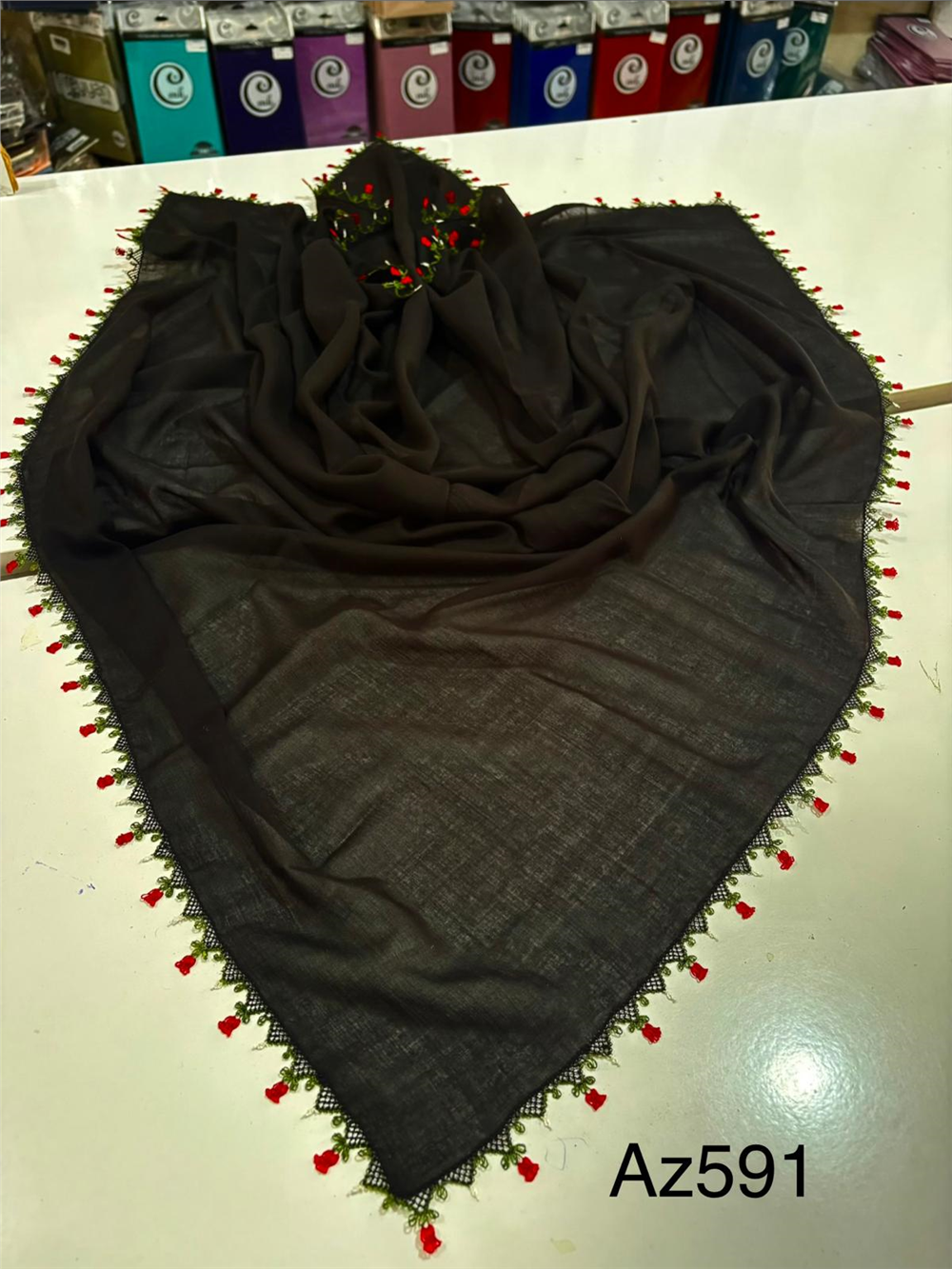 İğne Oyalı Yazma Az591