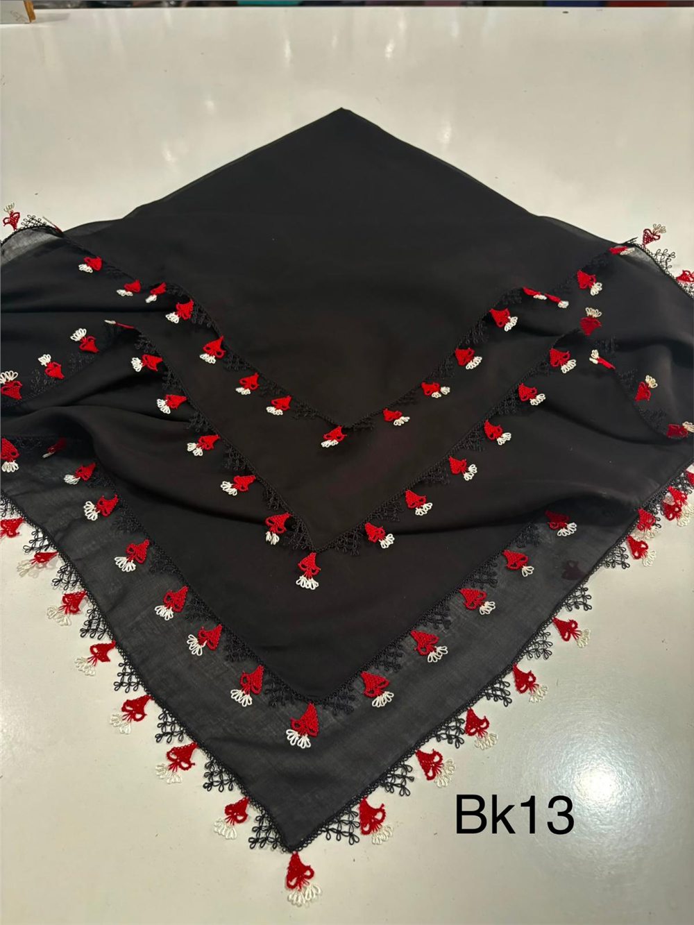 İğne Oyalı Yazma Bk13