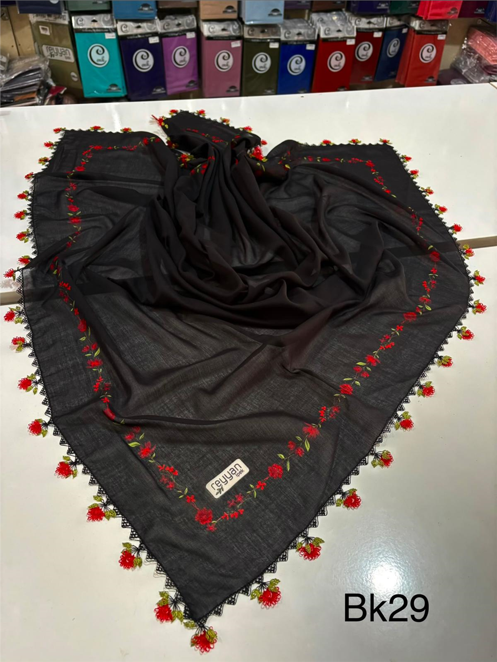 İğne Oyalı Yazma Bk29