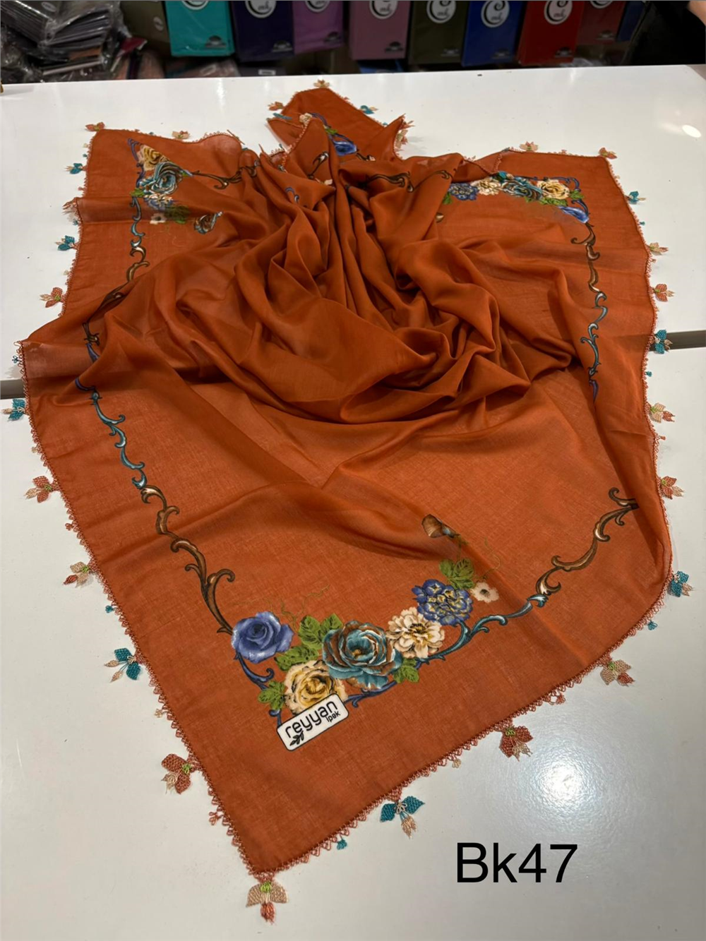 İğne Oyalı Yazma Bk47