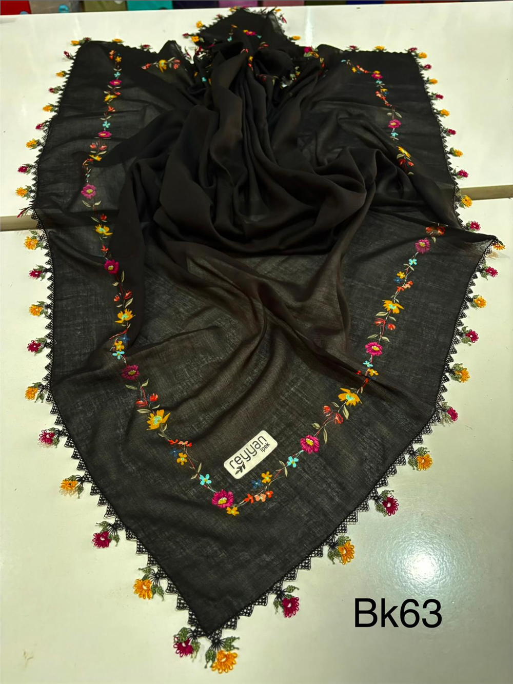 İğne Oyalı Yazma Bk63