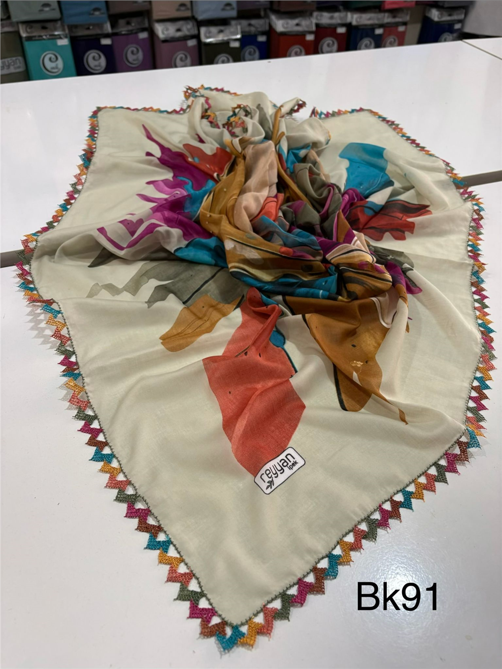 İğne Oyalı Yazma Bk91