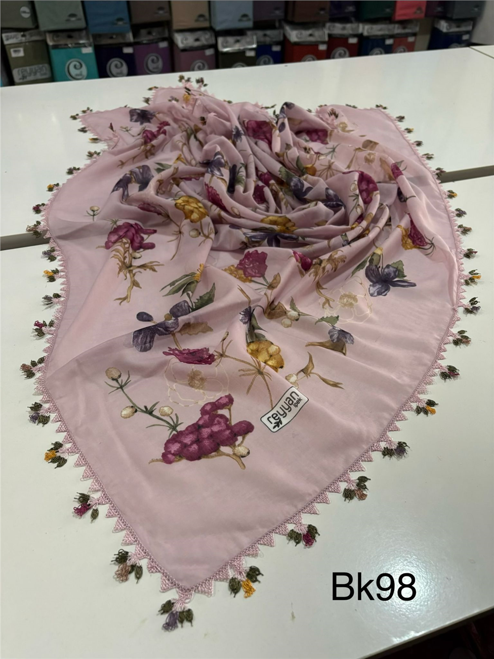 İğne Oyalı Yazma Bk98