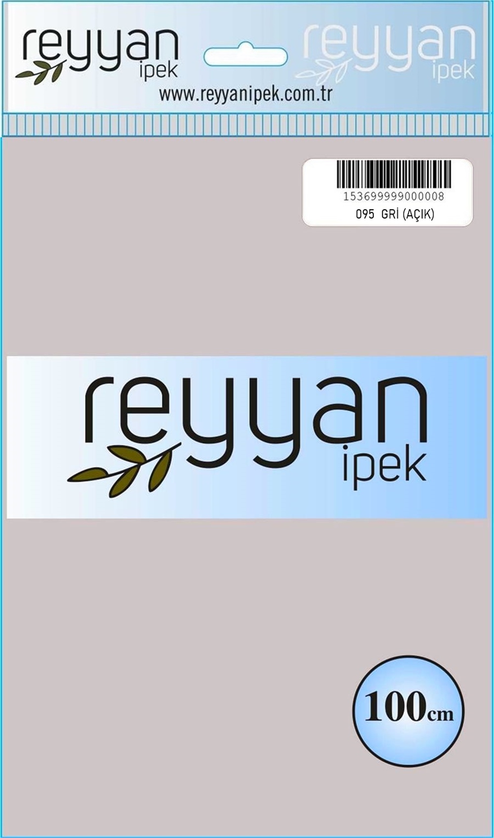 Reyyan İpek Düz yazma (Gri açık) RD-095
