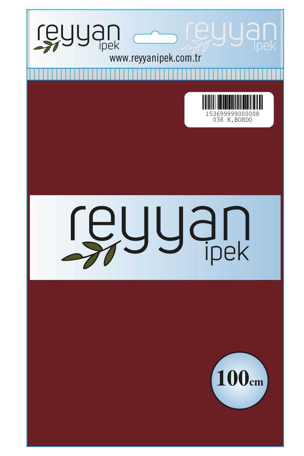 Reyyan İpek Düz yazma (K.bordo) RD-038
