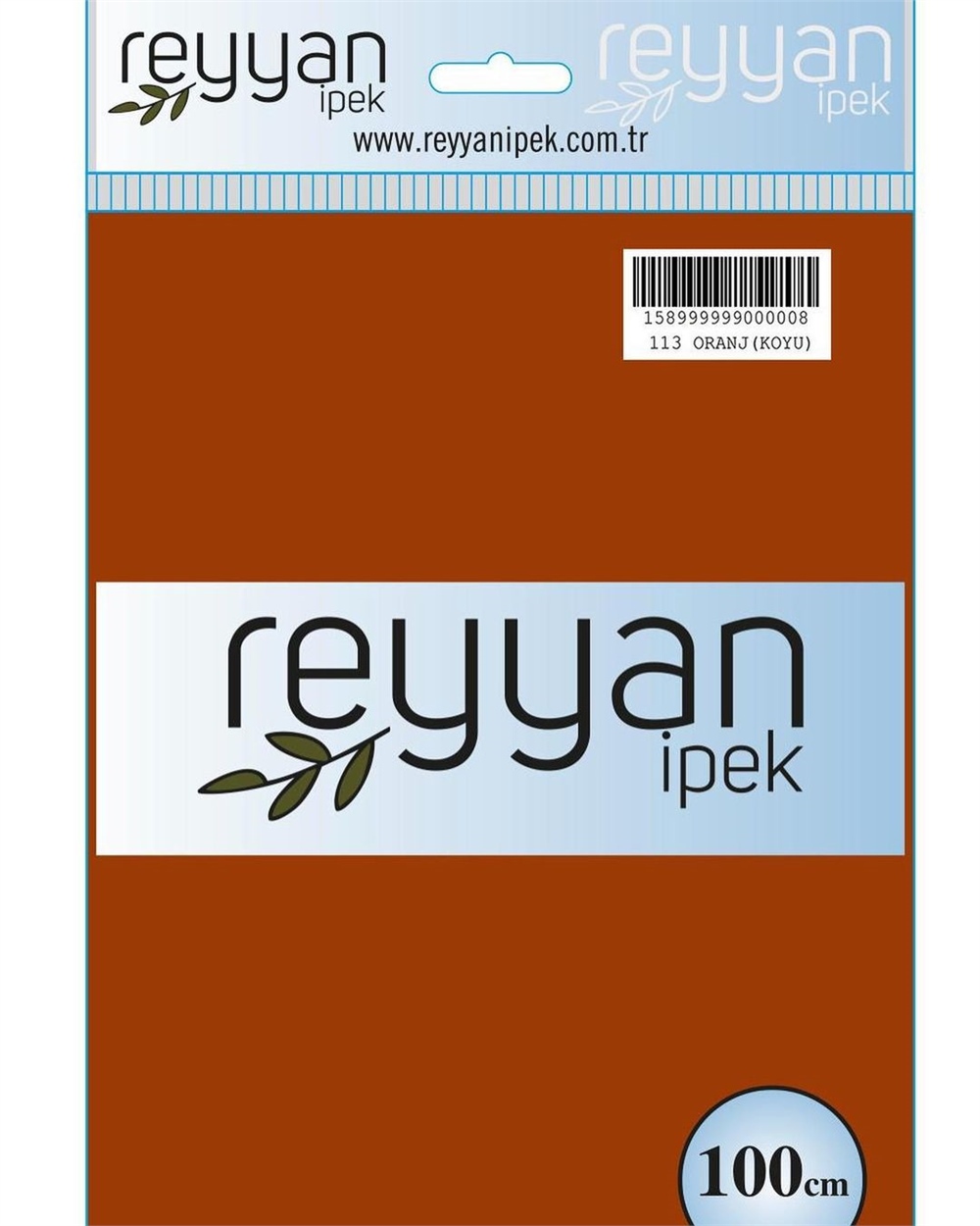 Reyyan İpek Düz yazma (oranj koyu) RD-113