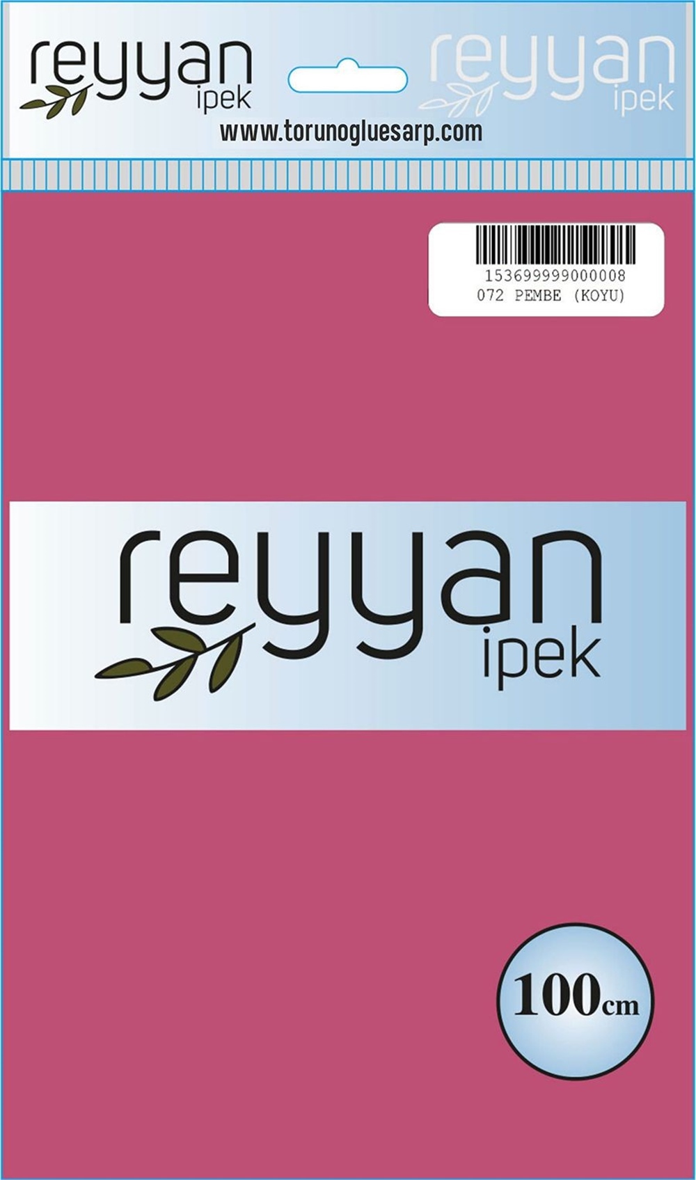 Reyyan İpek Düz yazma (pembe koyu) RD-072