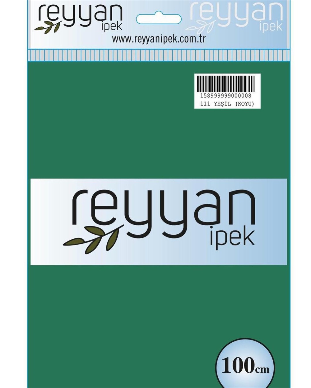 Reyyan İpek Düz yazma (yeşil koyu) RD-111