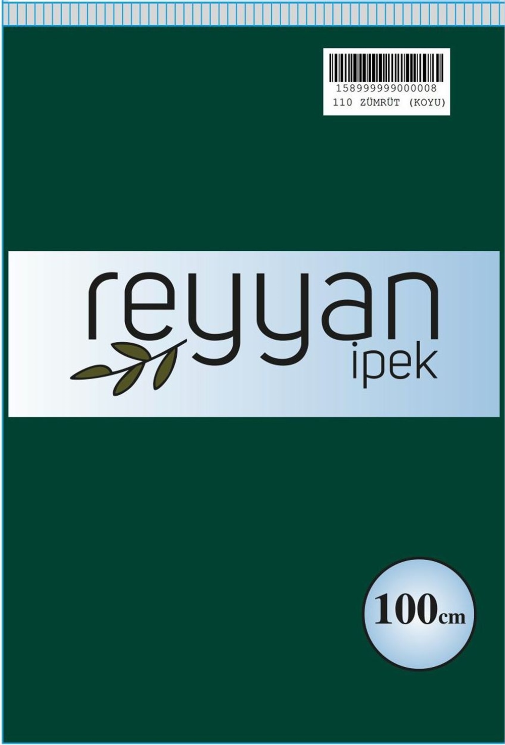 Reyyan İpek Düz yazma (zümrüt koyu) RD-110