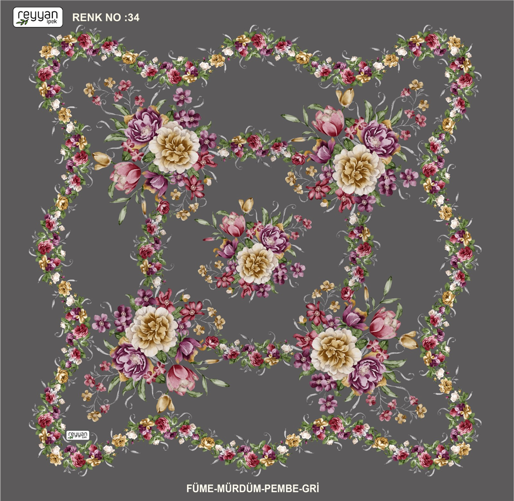 Reyyan İpek Yazma R374-14