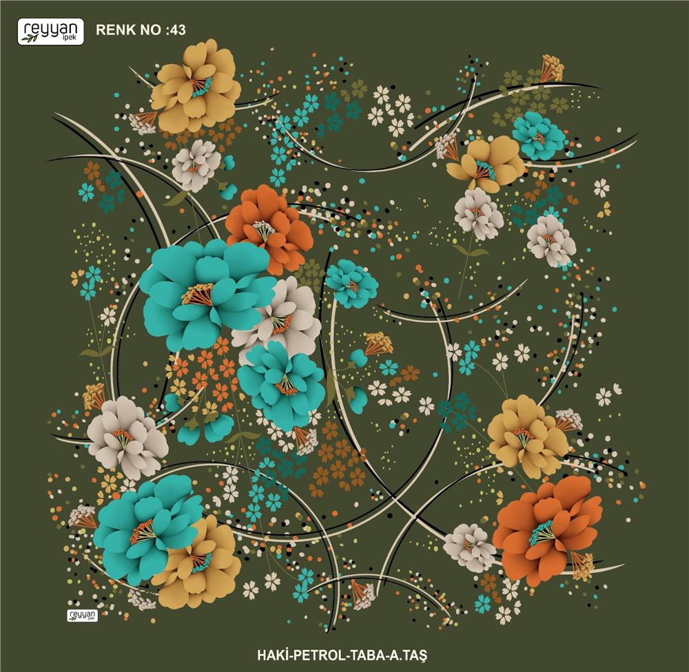 Reyyan İpek Yazma RY336-17