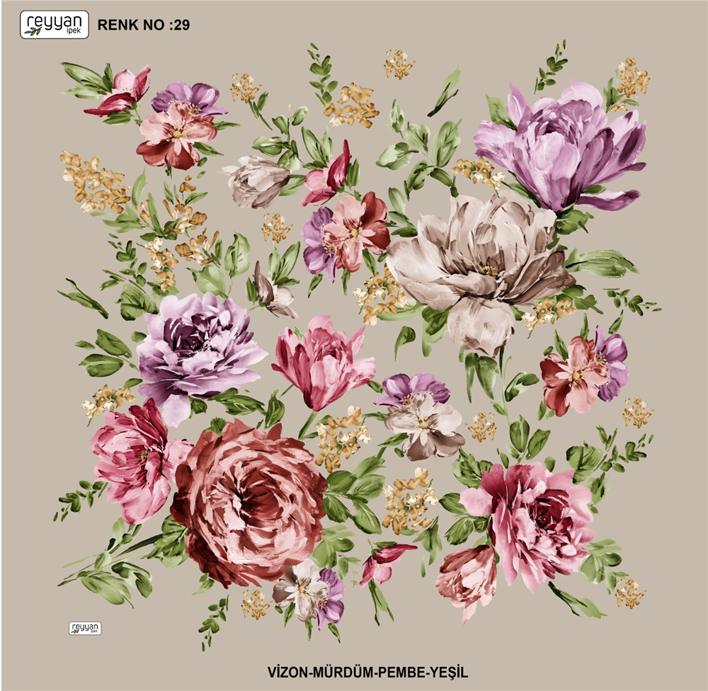 Reyyan İpek Yazma RY363-32