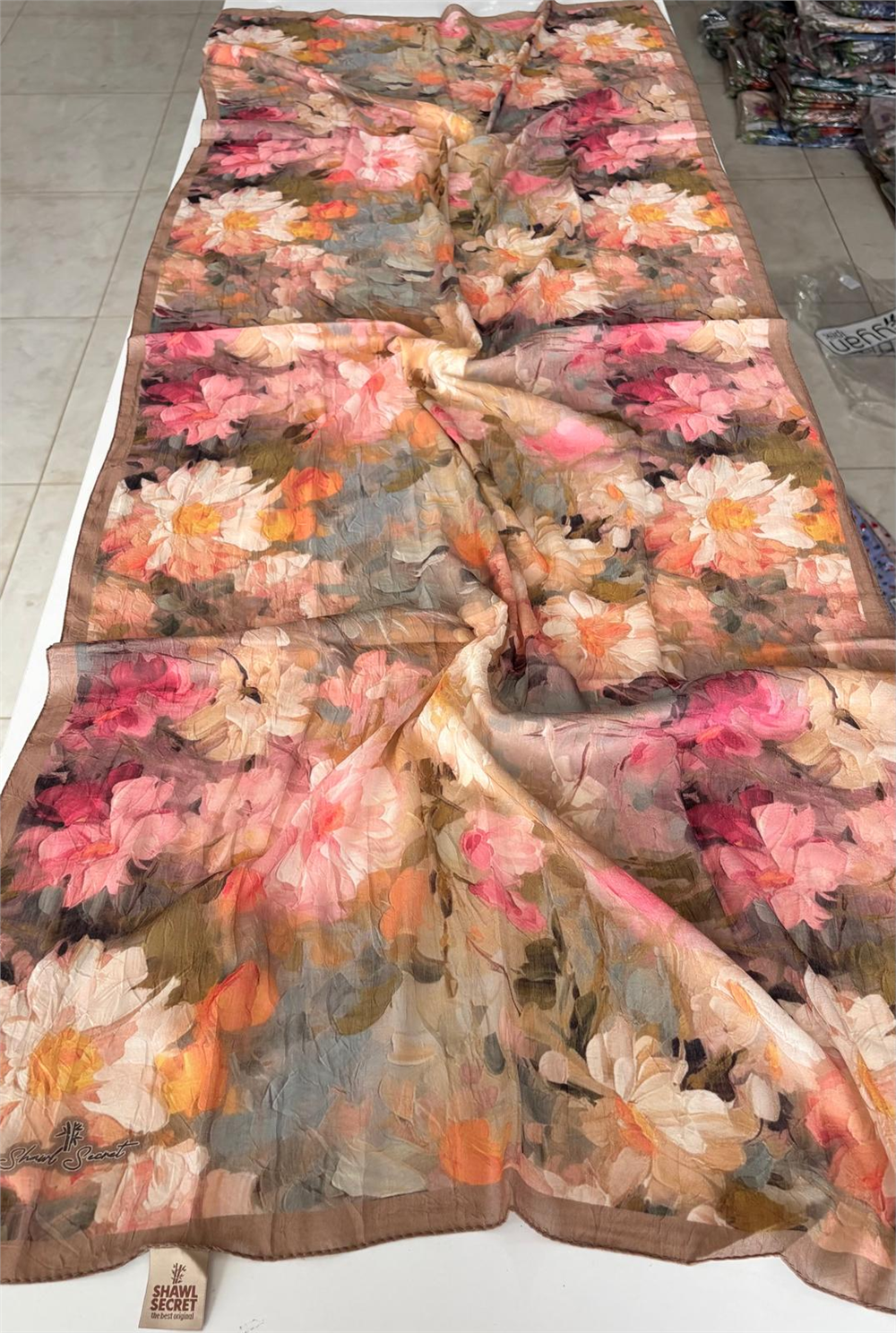 Shawl Secret Bambu Crus Şal