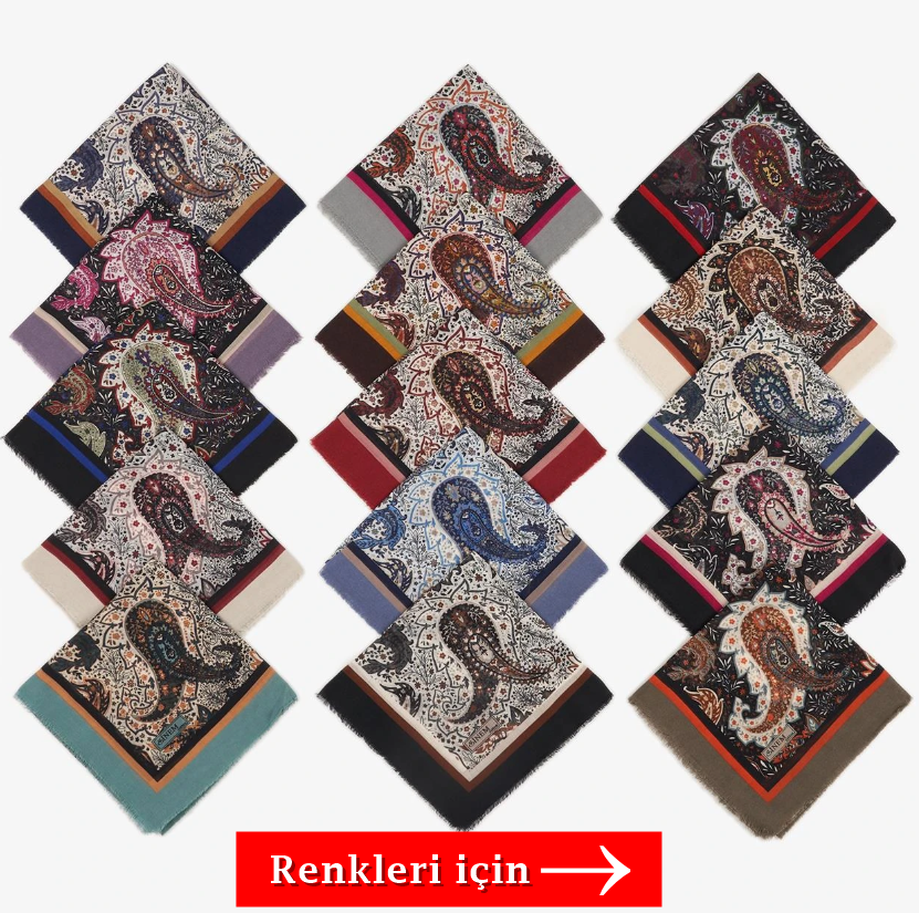 Sinem Karışık Mix 12'li Çekme Koton Eşarp