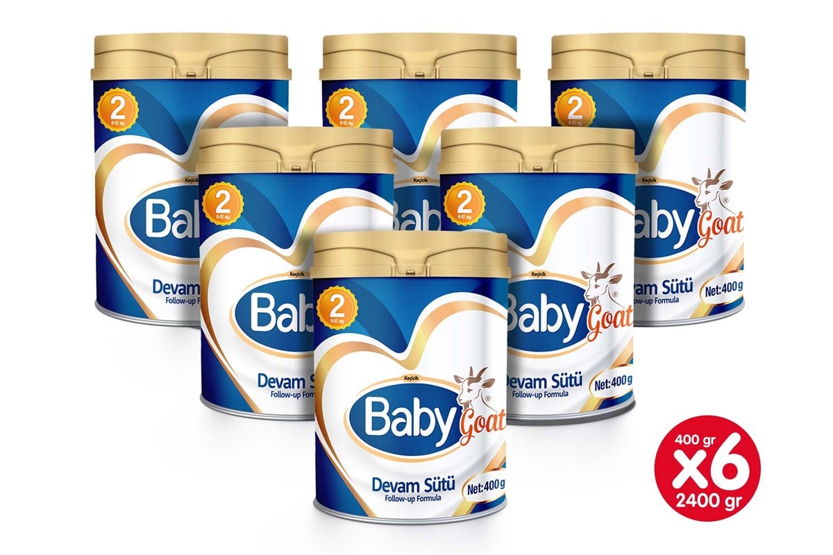 Baby Goat® 2 Numara Devam Sütü 400gr 6'lı Paket