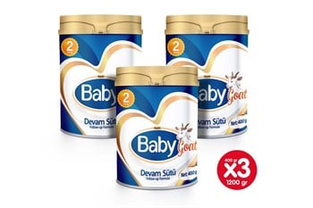 Baby Goat® 2 Numara Devam Sütü 400gr 3'lü Paket