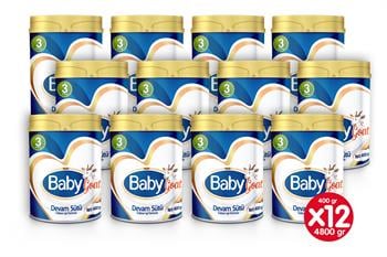 BABY GOAT DEVAM SÜTÜ 3- 400 GR-KLASİK 12'Lİ
