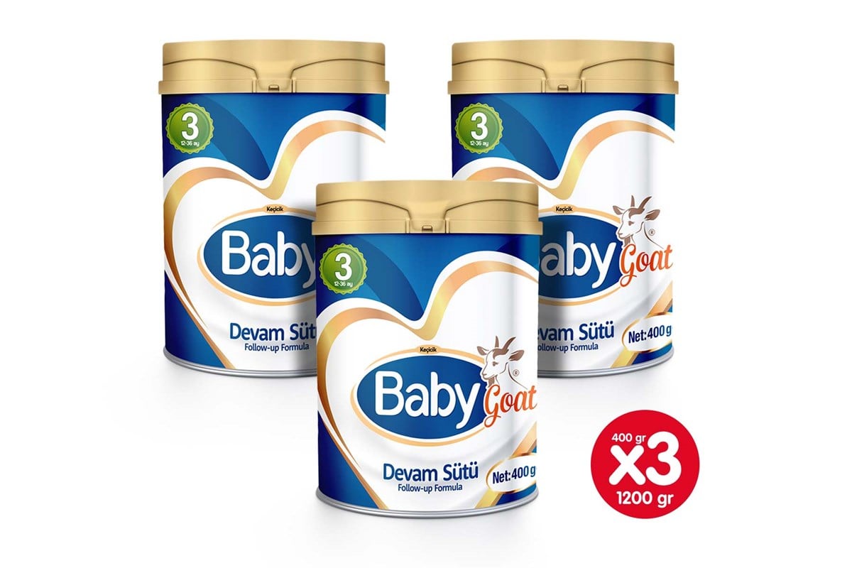 Baby Goat® 3 Numara Devam Sütü 400gr 3'lü Paket