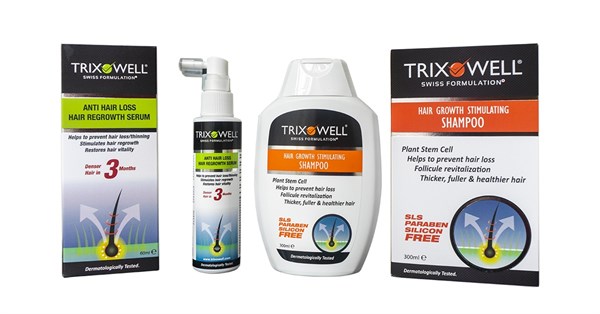 Trixowell Saç Büyümesini Destekleyen Şampuan + Trixowell Saç Dökülmesini  Önleyen Serum