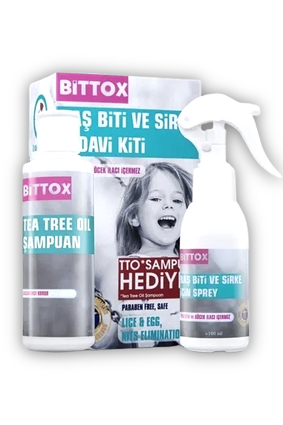 Bittox Baş Bit Ve Sirke Spreyi + Tto Şampuan 100ml +bit Tarağı