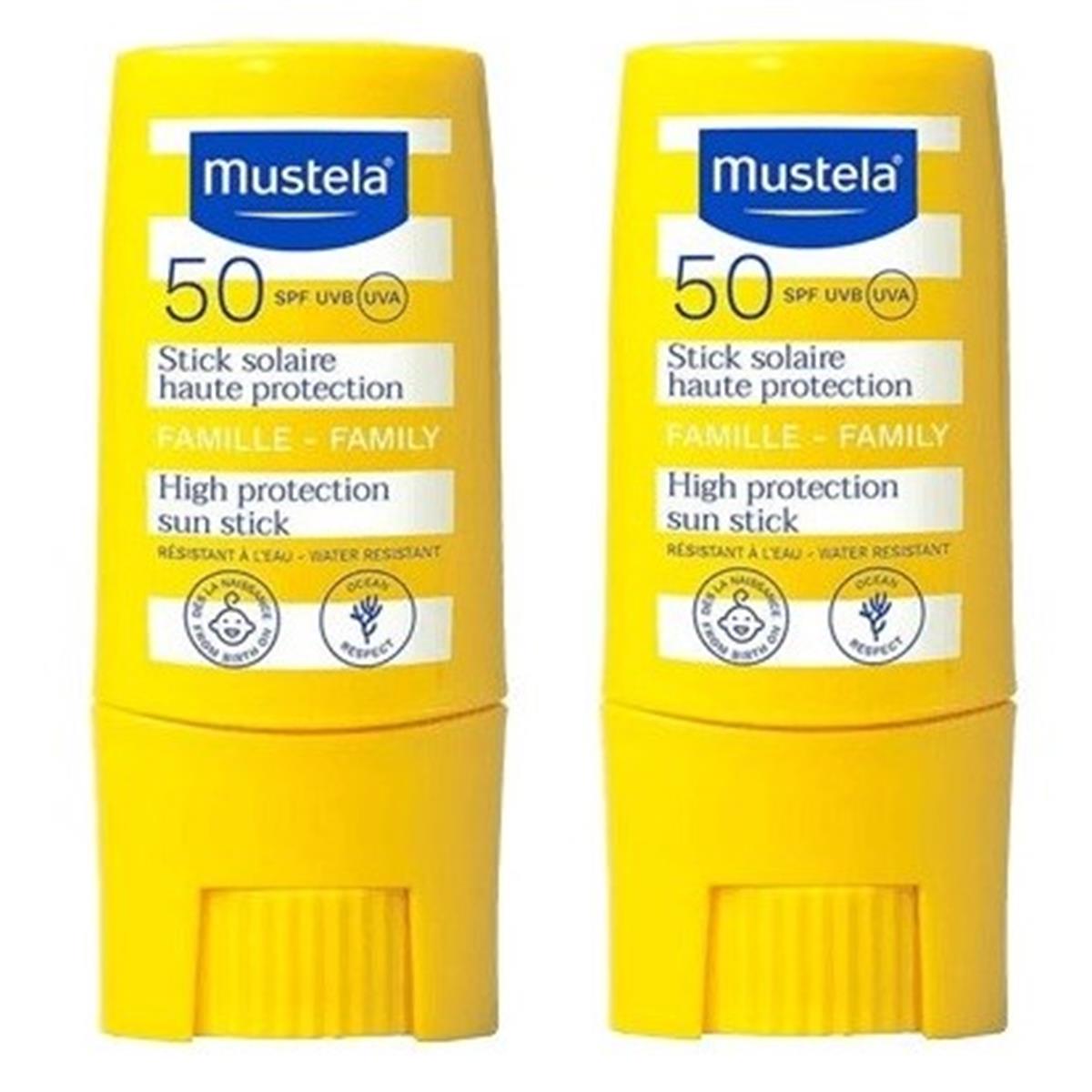 Mustela Very High Protection Sun Stick SPF50+ 9 ml x 2 ADET