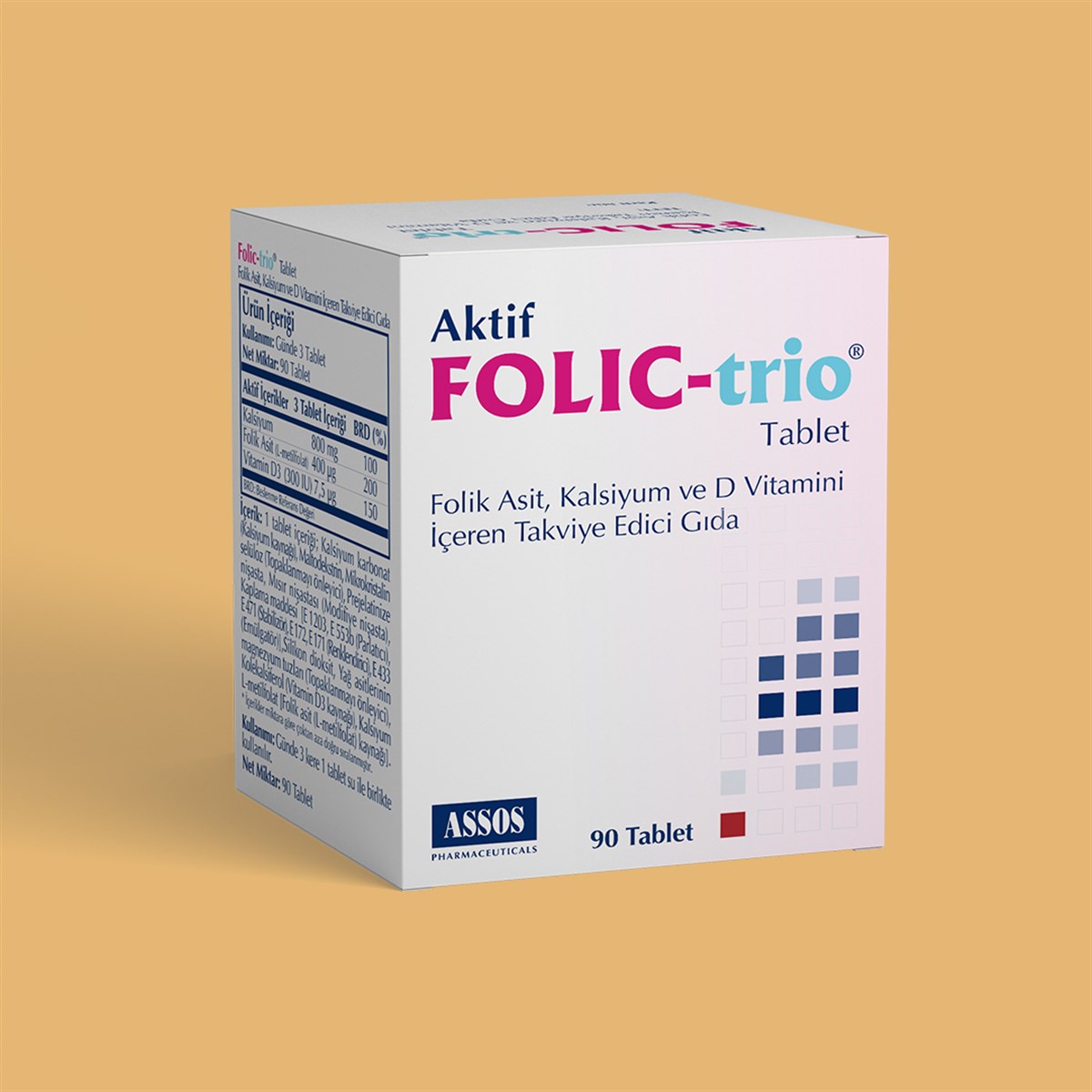 ASSOS PHARMACEUTICALS Folic Trio | u-form.com.tr