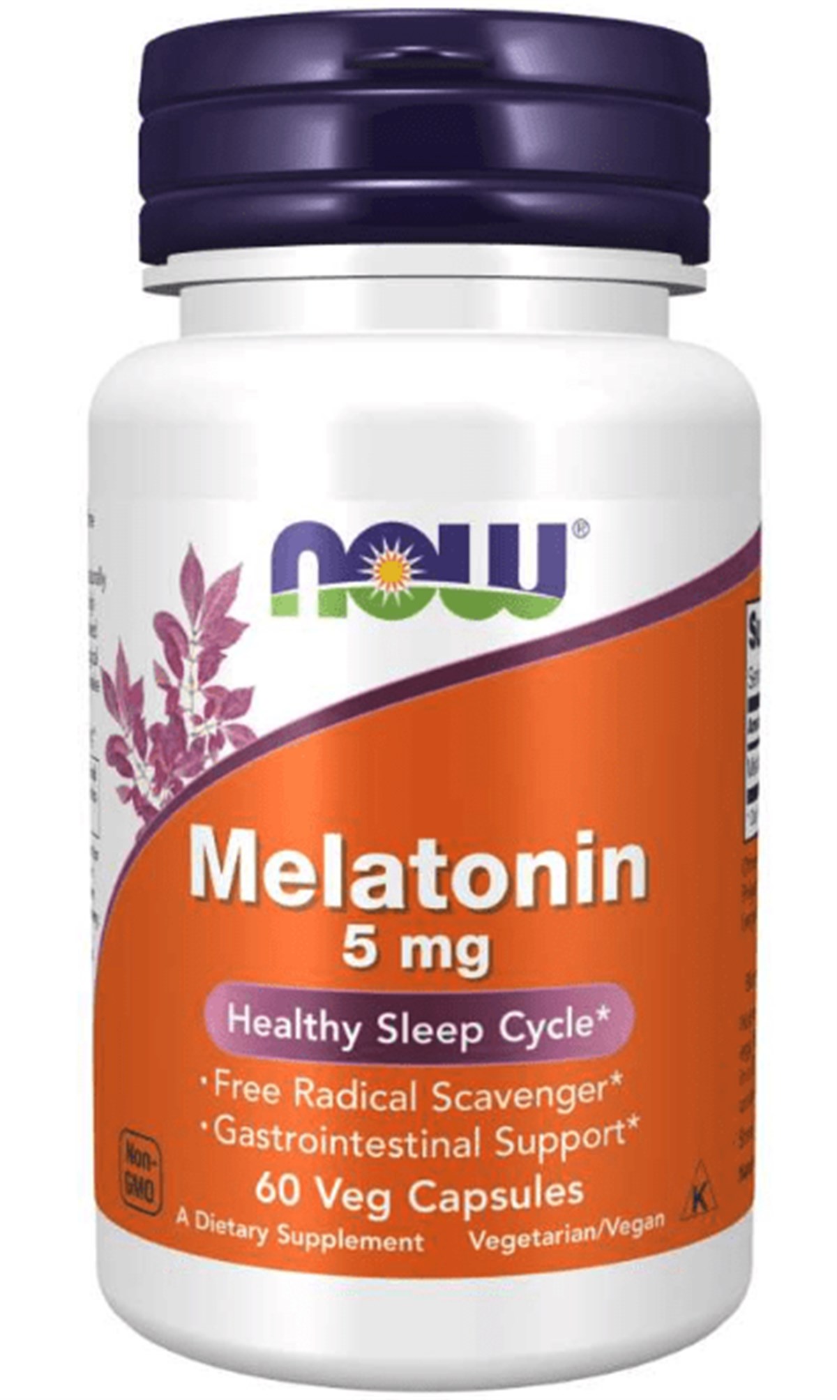 NOW MELATONİN 5 mg 60 CAPS.