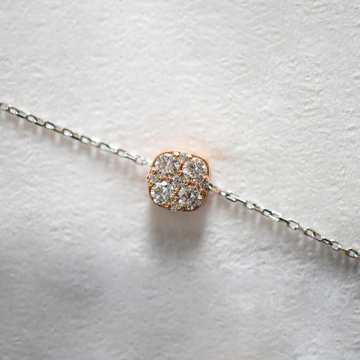 Le Petite Square Diamond Bracelet
