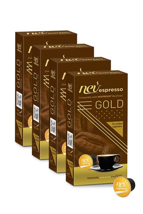 Nev Kahve Gold Kapsül Kahve 4x10 4 Kutu