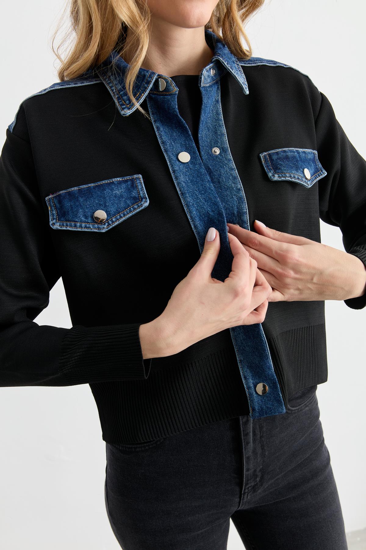 0106 JEAN MIX TRIKO CEKET